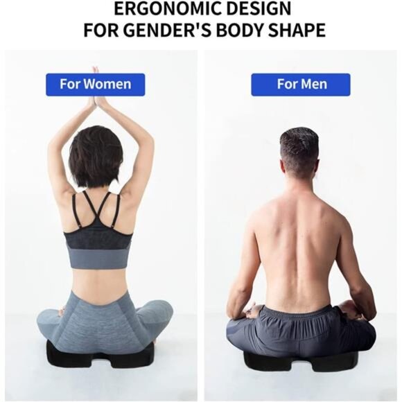 Ultimate Comfort Memory Foam Seat Cushion – Ergonomic Tailbone & Sciatica Relief - Picture 3 of 4